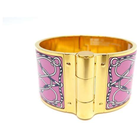 hermes charnière bracelets pink